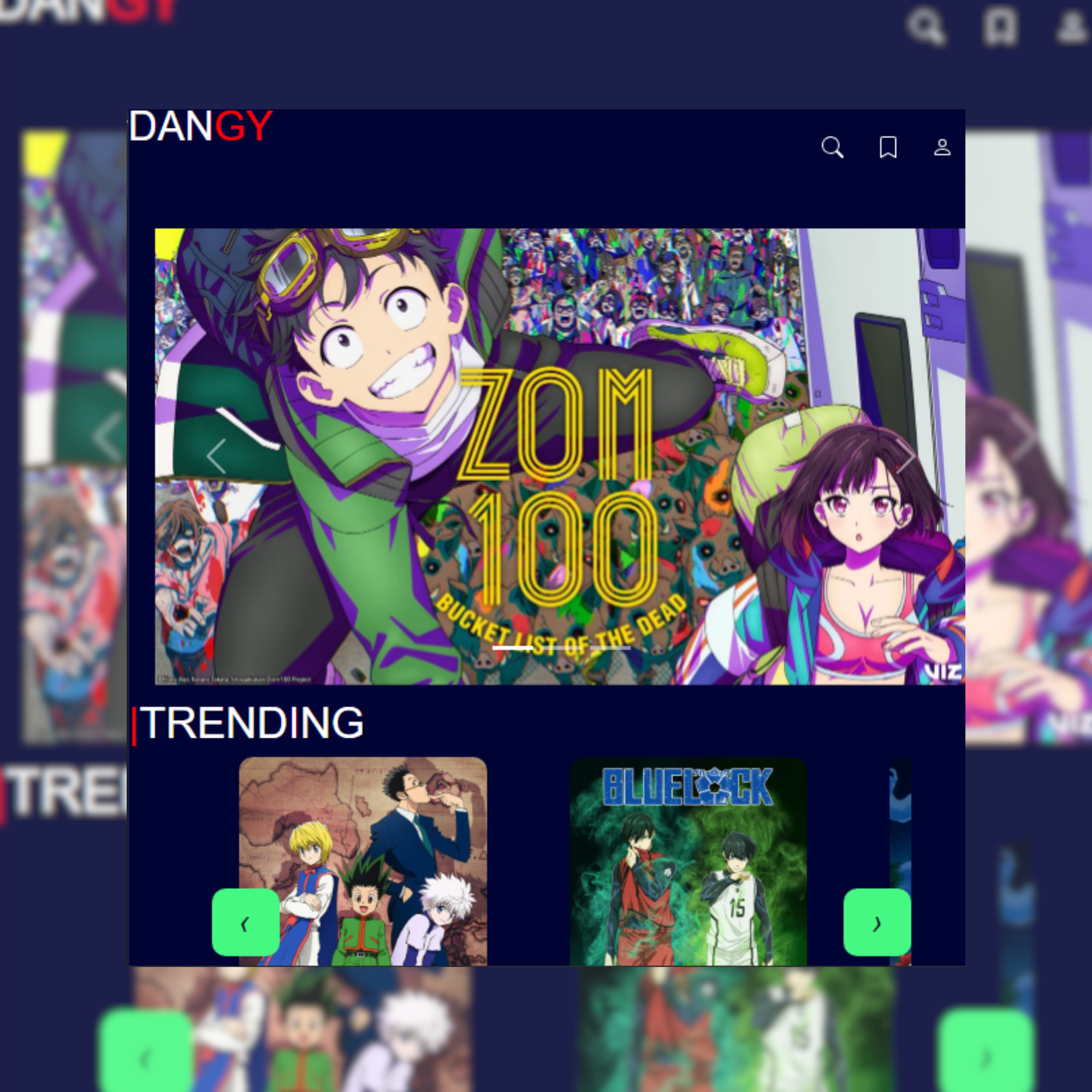 Anime Website Banner